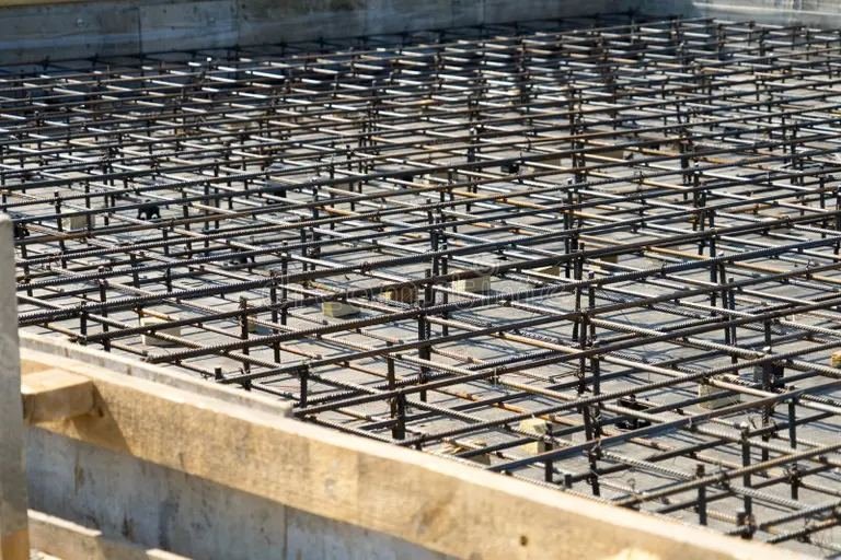 Reinforcement fixing before concrete pour