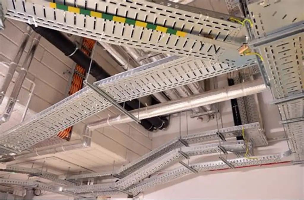 Cable tray and trunking installation