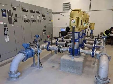 Booster pump station installation