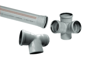 OSMA HT-System Plus silent effluent pipe