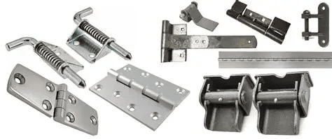 Building hardware — hinges and brackets