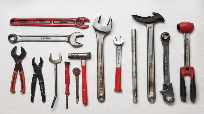 Hand tools — wrenches, pliers, screwdrivers, pipe cutters